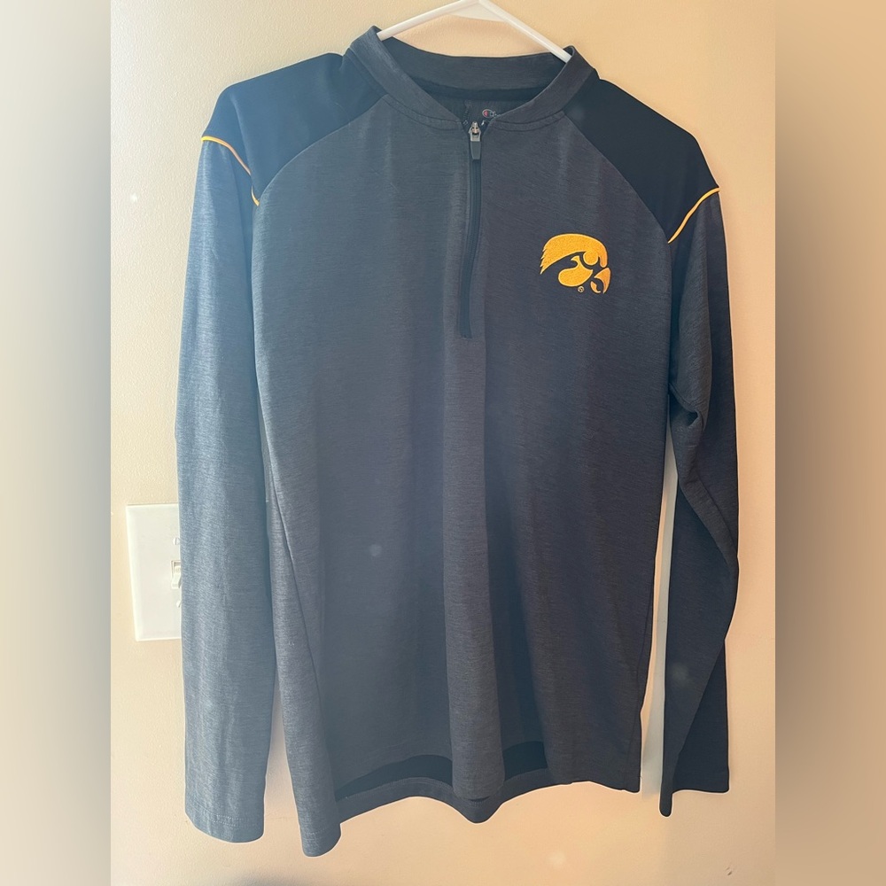 Champion Iowa Hawkeye Athletic Top Black / Gray